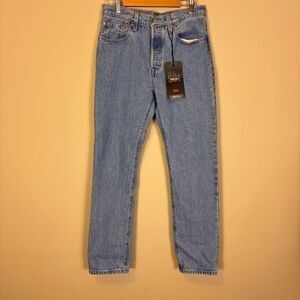 New Levi's Women's 501 Big E Hidden Button Fly Skinny Jeans 27